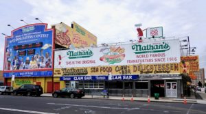 Nathan's Famous is a must for Coney Island visitors.